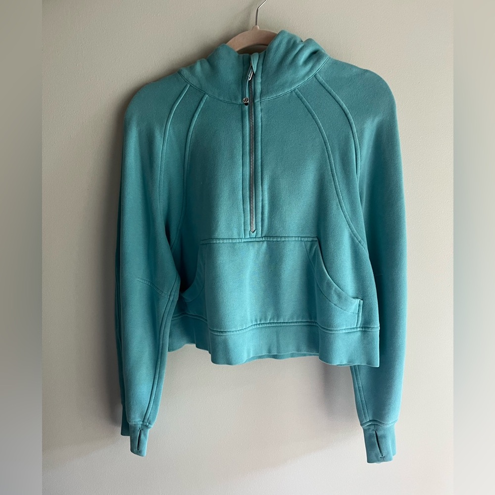 Scuba Oversized Half-Zip Hoodie